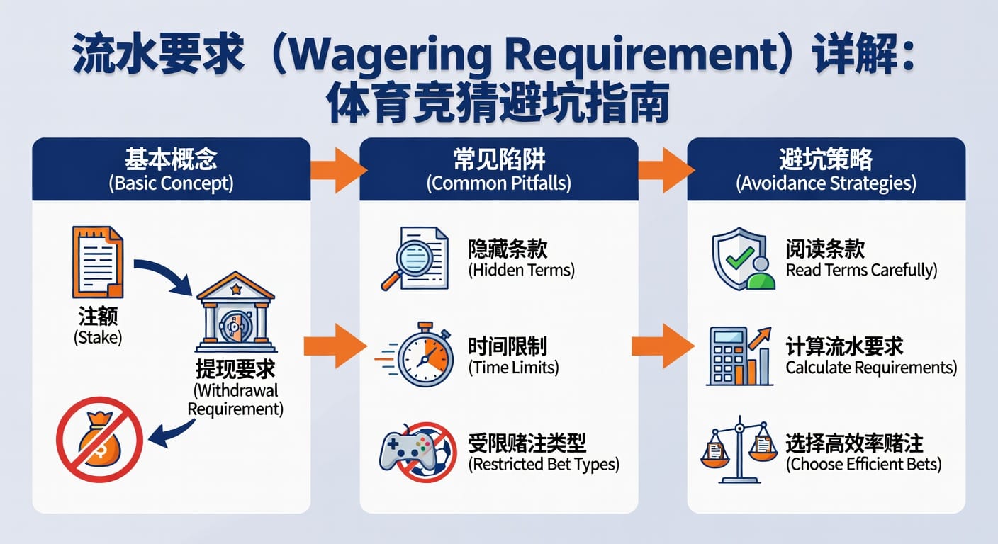 流水要求 sports wagering requirement：提现门槛解析