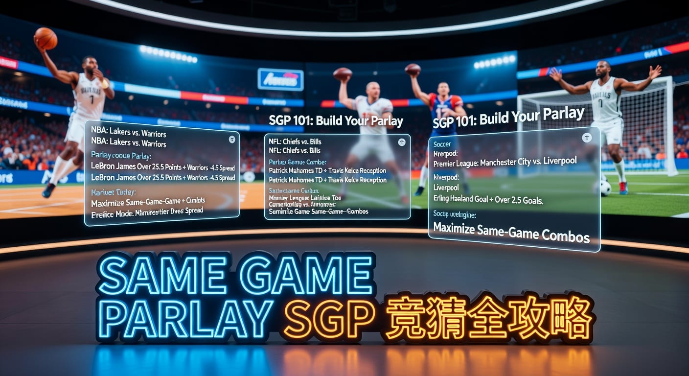 same game parlay SGP实战指南｜2026年玩法解析